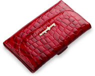 Velká dámská peněženka, lakovaná, JENNIFER JONES - fialová - 2