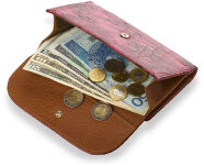 Velká dámská peněženka, lakovaná, JENNIFER JONES - fialová - 6