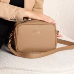 NuuBag Nadčasová kvalitní klasická kabelka polské výroby - béžová - 4