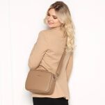 NuuBag Nadčasová kvalitní klasická kabelka polské výroby - béžová - 7