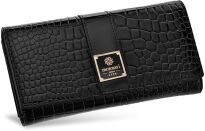 Monnari elegantní dámská peněženka s krokodýlím vzorem - černá - 4