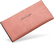 Praktická stylová dámská peněženka na bankovky letní barvy růžová - 3