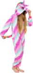 Kigurumi overal na spaní a kostým – růžovo-modrý jednorožec - 2