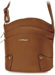 Prostorná městská dámská crossbody kabelka s kapsami – šedá - 8