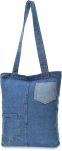 Džínová taška shopper, taška na nákupy, džínová do školy nebo práce - modrá - 3