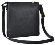 Klasická listonoška elegantní crossbody dámská kabelka - hnědá  - 2