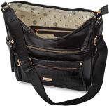 Monnari dámská kabelka prostorná velká kabelka přes rameno s kapsami - černá - 2