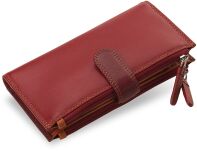 Dvoudílná barevná dámská peněženka visconti z přírodní kůže modrá - 2