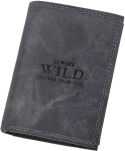 Pánská kožená peněženka ALWAYS WILD prostorná skládací s ochranou RFID Secure – grafitová - 8