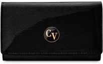 Lakovaná dámská kožená peněženka cavaldi malá peněženka na zip - 2