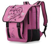 Velmi objemný dívčí batoh pro teenagery do školy bag street růžová - 2