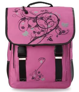 Velmi objemný dívčí batoh pro teenagery do školy bag street růžová