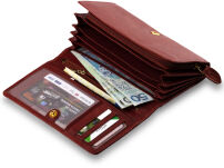 Praktická dámská peněženka přírodní kůže - 4