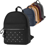 Městské batoh dámský prostorný módní batůžek s cvoky - 2