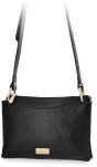 Monnari elegantní lesklá kabelka malá crossbody psaníčko se zvířecím vzorem - černá - 2