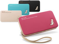 Elegantní peněženka psaníčko pouzdro bota botka zdobená černá - 5