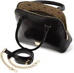 Monnari malá aktovka klasická dámská kabelka kufr elegantní taška přes rameno - černá - 4