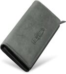 Praktická dámská kabelka z přírodní kůže - šedá - 2