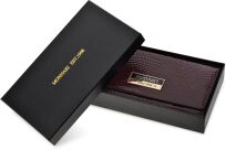 Monnari dámská peněženka se vzorem velká prostorná lakovaná peněženka - burgundy - 3