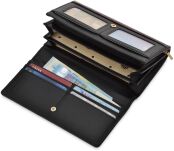 Monnari dámská peněženka se vzorem velká prostorná lakovaná peněženka - burgundy - 5