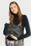 Voděodolná dámská kabelka Monnari postbag crossbody - černá - 6