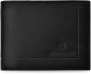 Peterson dárková sada v elegantní krabičce pánská kožená peněženka rfid secure + opasek dárková sada z přírodní kůže - černá - 2