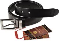 Peterson dárková sada v elegantní krabičce pánská kožená peněženka rfid secure + opasek dárková sada z přírodní kůže - černá - 6