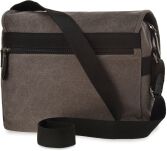 Prostorná pánská sportovní taška na notebook velká taška přes rameno aktovka školní aktovka a4 - grafitová - 3