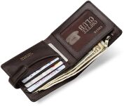 Stylová pánská peněženka visconti se zapínáním a ochranou platebních karet hnědá - 4