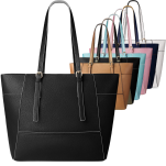 Elegantní dámská kabelka shopper taška na zip - 2