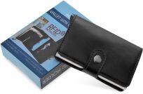 Pouzdro na vizitky, doklady, občanský průkaz, peníze, bankovky RFID chráněné - černý - 5