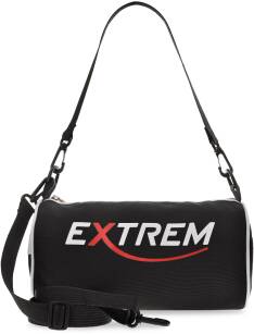 Bag street extreme sportovní malá pánská taška přes rameno a kabelka prostorná pevná s popruhem - černá