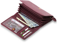 Praktická dámská peněženka přírodní kůže - 4