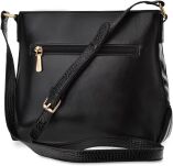 Dámská kabelka Monnari elegantní crossbody postbag s popruhem přes rameno - černá - 3