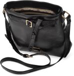 Dámská kabelka Monnari elegantní crossbody postbag s popruhem přes rameno - černá - 4