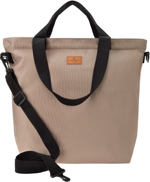 Peterson objemná velká dámská taška městská kabelka shopper nákupní - béžová