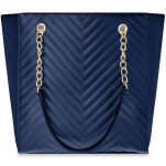 Prošívaná dámská kabelka velká taška shopper bag a4 třásně - 14