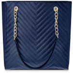 Prošívaná dámská kabelka velká taška shopper bag a4 třásně - 17