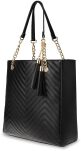 Prošívaná dámská kabelka velká taška shopper bag a4 třásně - 3