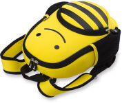 Nepromokavý dětský batoh unikátní vzory červená - žlutá - 4