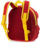 Nepromokavý dětský batoh unikátní vzory červená - žlutá - 2