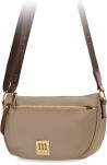 Monnari taška crossbody sportovní kabelka pošťáčka ledvinka na každý den - béžová s hnědou - 5