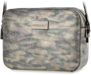 Unikátní dámská pletená kabelka listonoška monnari s kovovým efektem chamaleona - stříbrná-šedý - 2