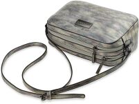 Unikátní dámská pletená kabelka listonoška monnari s kovovým efektem chamaleona - stříbrná-šedý - 3