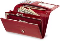 Klasická dámská peněženka a-art přírodní kůže hnědá - 5