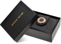 Monnari lakovaná dámská peněženka malá peněženka portmonetka na zip - černá - 4