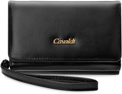 Dámská peněženka ekologická kožená prostorná - černá