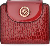 Monnari malá dámská lakovaná elegantní peněženka minipeněženka - červená - 4