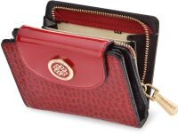 Monnari malá dámská lakovaná elegantní peněženka minipeněženka - červená - 3