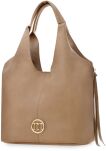 Monnari dámská taška pytel shopper volná kabelka 2v1 + crossbody taška - béžová - 6